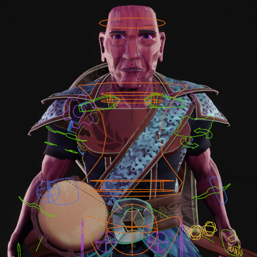 Bao - game ready animation rig. preview image 1